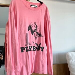 Playboy coral Graphic Tee